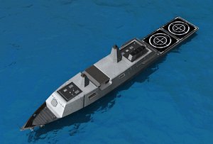 austin-class lpds 3d model