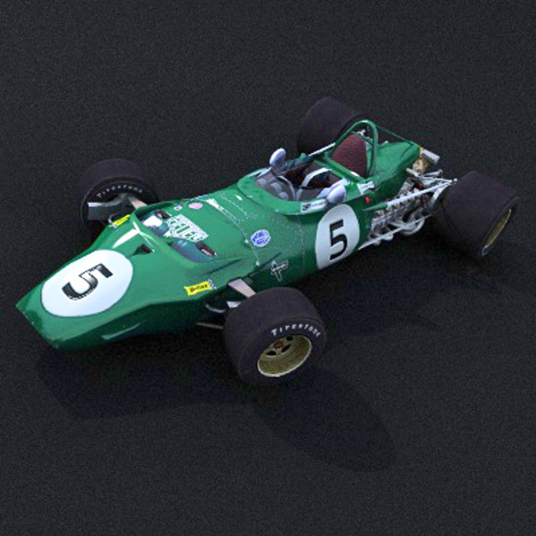 3d Model Of Generic 70 Formula 1