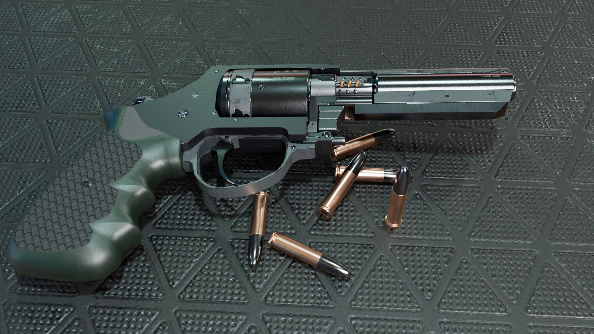 3D Rvolver Sci Fi Model TurboSquid 2074785 14000 