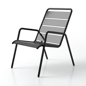 Metal Garden Chair 3D model