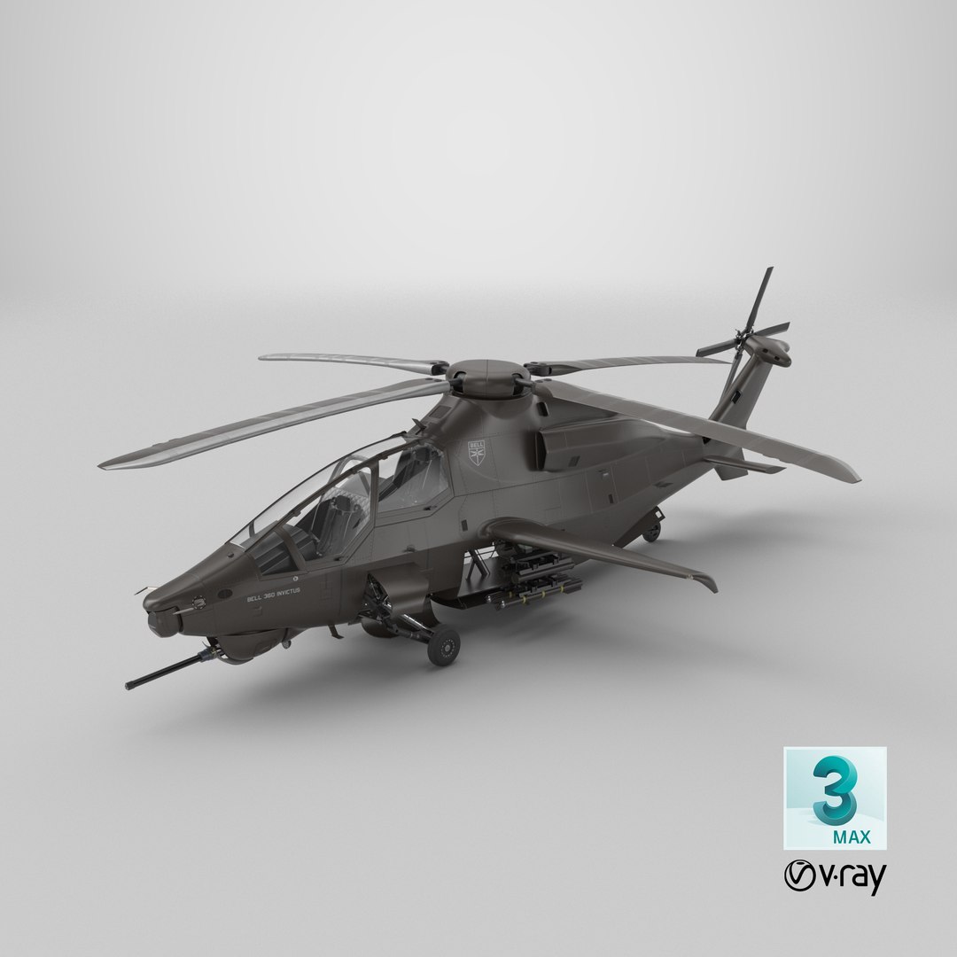 3D Bell 360 Invictus Helicopter model https://p.turbosquid.com/ts-thumb/Iu/NOEC0b/OK/stemcell_max_vray_render/png/1732108754/1920x1080/fit_q87/a62b9016dff1639a2b773b7a49600c399d50ac67/stemcell_max_vray_render.jpg