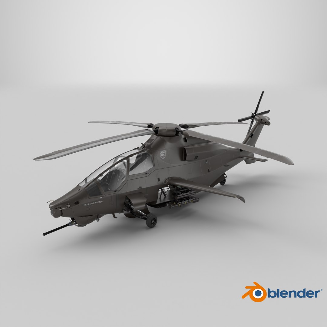 3D Bell 360 Invictus Helicopter model https://p.turbosquid.com/ts-thumb/Iu/NOEC0b/ZH/stemcell_blender_cycles_render/png/1732108743/1920x1080/fit_q87/da690866af5095b9a2327dcc3b030039c2c42460/stemcell_blender_cycles_render.jpg