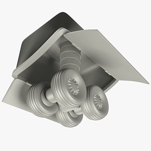 aircraft landing gear 3D model