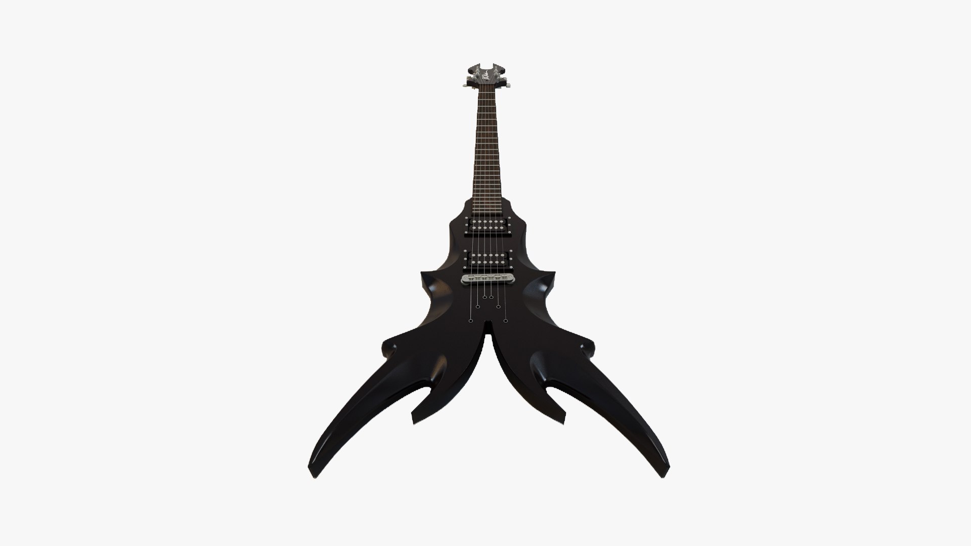 Electric Guitar B C Rich DRACO 3D Model - TurboSquid 1941251