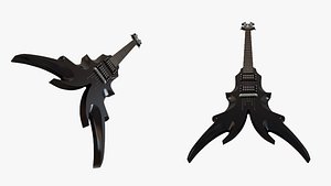 Electric guitar B C Rich DRACO 3D model