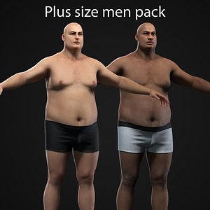 3D Plus size men Collection