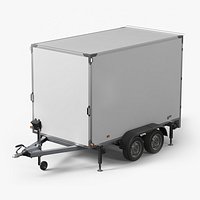 Enclosed Cargo Trailer Dual Axle