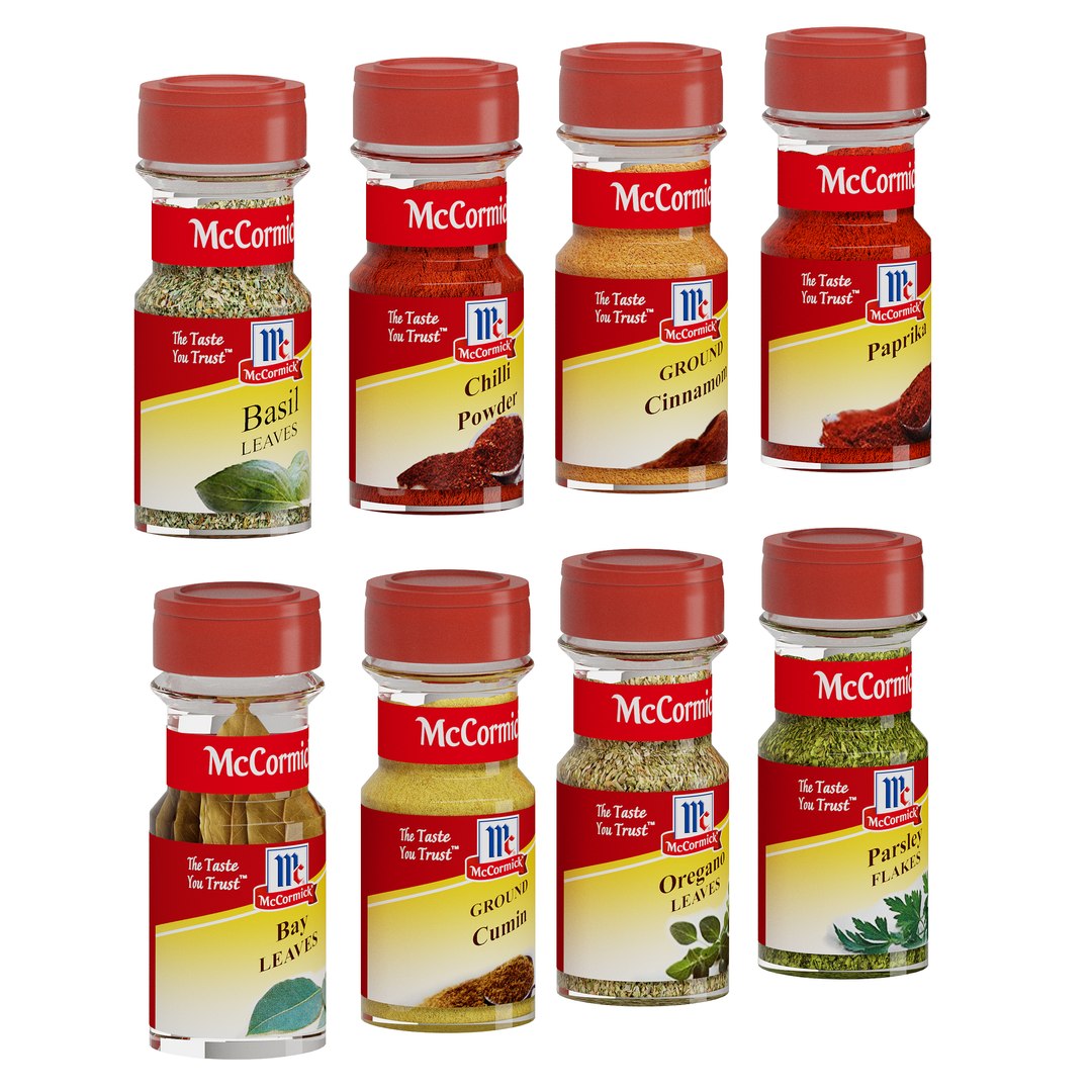 McCormick Spices Set 3D model