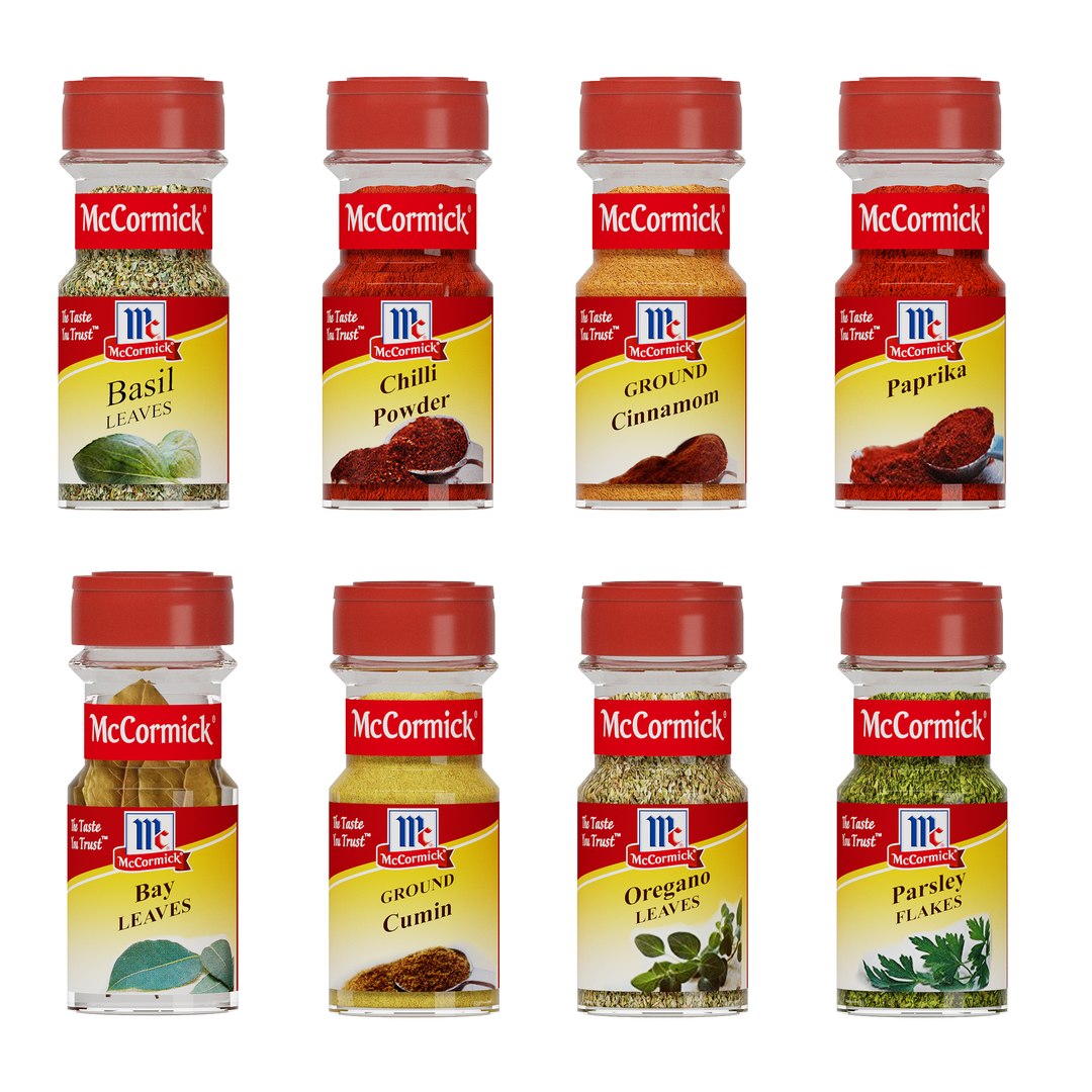 McCormick Spices Set 3D model