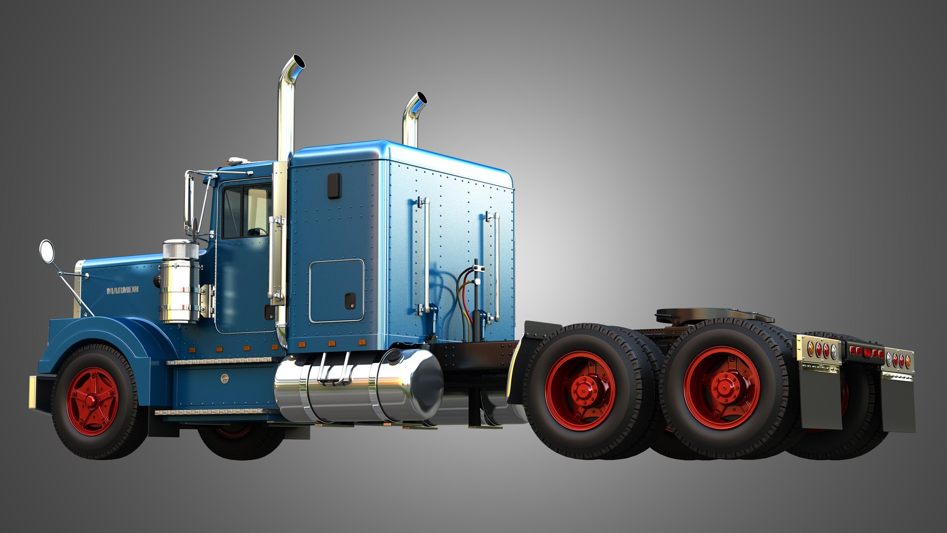 57P Semi Truck - Small Sleeper Truck - Vintage Version 3D model https://p.turbosquid.com/ts-thumb/Iu/cdrtPy/EC/10/jpg/1650698465/1920x1080/fit_q87/c6e144821ce11fbd4f55df121f970cba35c93815/10.jpg
