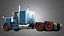 57P Semi Truck - Small Sleeper Truck - Vintage Version