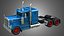 57P Semi Truck - Small Sleeper Truck - Vintage Version