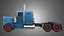 57P Semi Truck - Small Sleeper Truck - Vintage Version