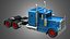 57P Semi Truck - Small Sleeper Truck - Vintage Version
