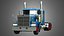 57P Semi Truck - Small Sleeper Truck - Vintage Version
