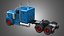 57P Semi Truck - Small Sleeper Truck - Vintage Version