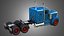 57P Semi Truck - Small Sleeper Truck - Vintage Version