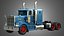 57P Semi Truck - Small Sleeper Truck - Vintage Version