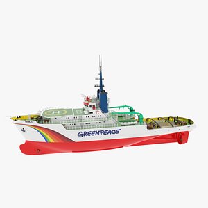 3D greenpeace ship solo