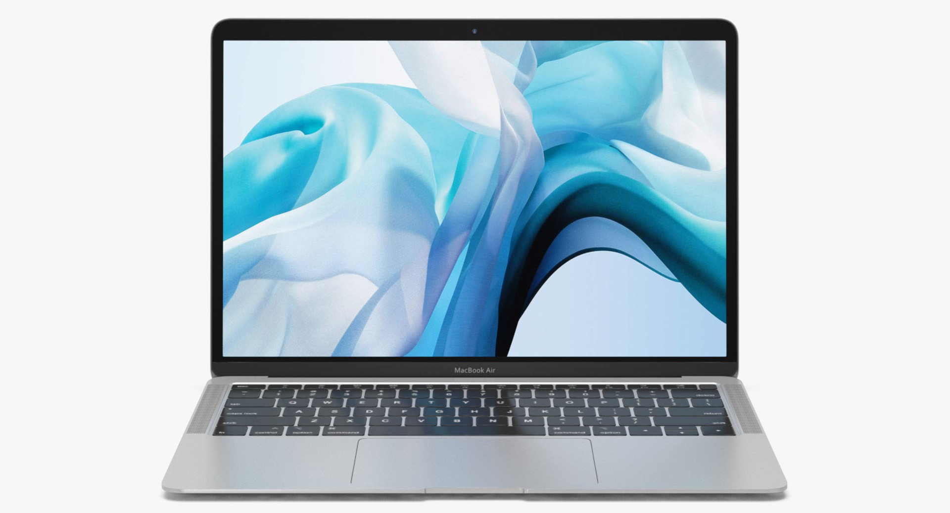 Apple MacBook Air Silver 13-inch 2018 3D model preview