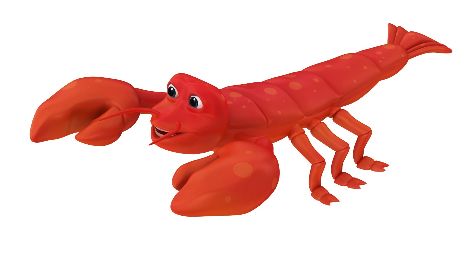 Cartoon Crab and Lobster 3D model https://p.turbosquid.com/ts-thumb/Iu/i3dqtG/n0/cartoonlobster2/jpg/1689549267/1920x1080/fit_q87/0e8b20faa0521e67d6729ca0084a9ce8e41d77e9/cartoonlobster2.jpg