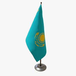 Table Flag Kazakhstan 3D model
