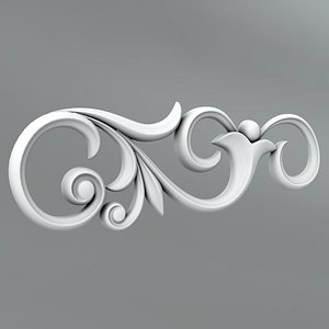 classical decoration ornamental 3D