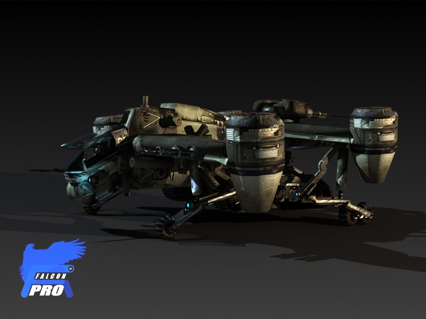 Gyro Assault Transport 2020 3d Model