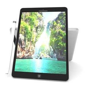 3D Apple Ipad Pro (2018) Space Gray + (Free) Apple pencil