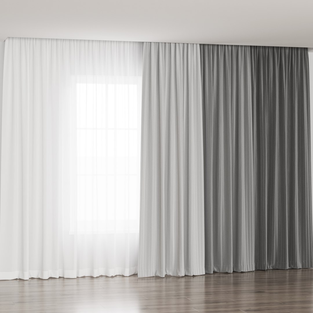 Curtains1 3D - TurboSquid 2127953