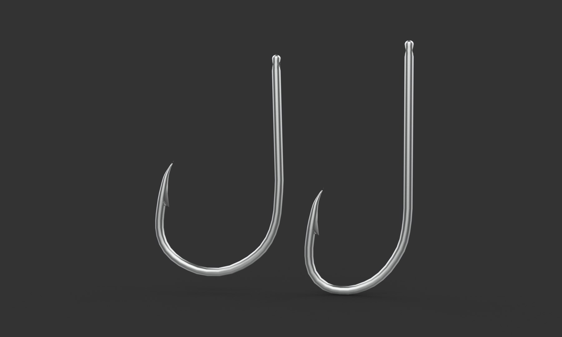 Fishing Hook Low-poly 3D Model 3D - TurboSquid 2337999