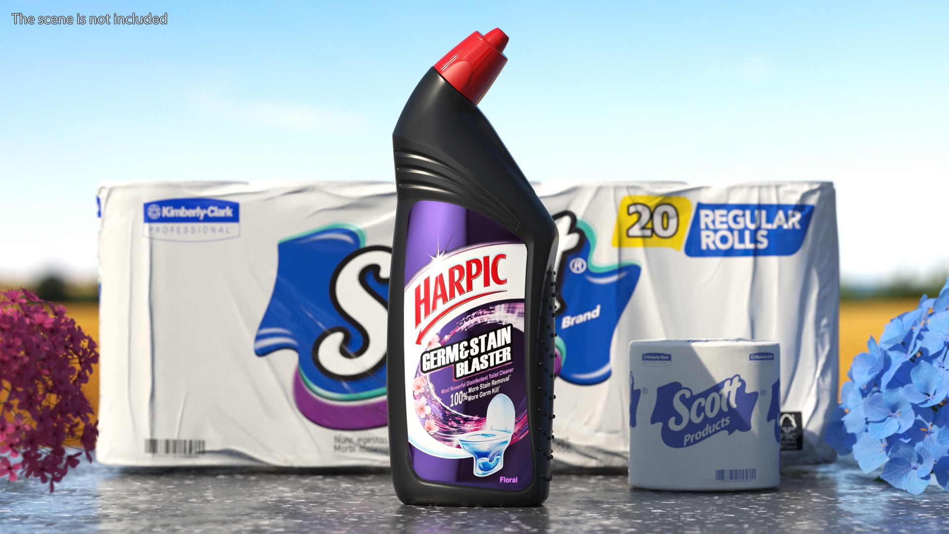3D Harpic Black Toilet Cleaner - TurboSquid 2054551