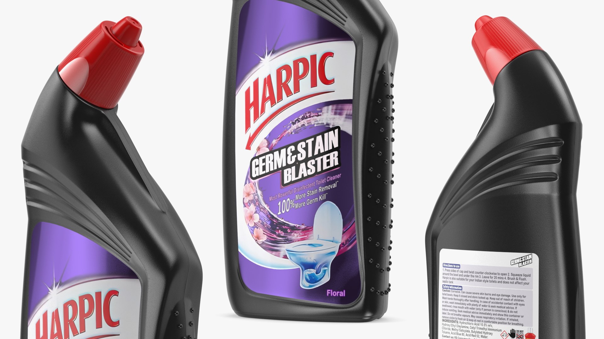 3D Harpic Black Toilet Cleaner - TurboSquid 2054551