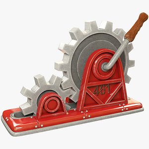 Lever Mechanism With Gears