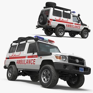 Toyota LC78 Medical Ambulance SUV White