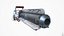 3d heavy laser cannon gun