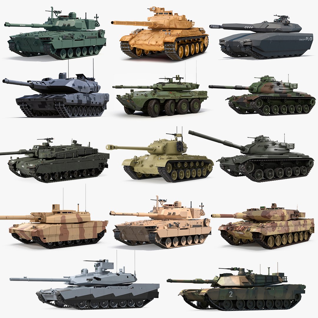 NATO Military Tanks Collection 3D https://p.turbosquid.com/ts-thumb/Iv/8Ej5V7/7b/nato_military_tanks_collection_000/jpg/1776785602/1920x1080/fit_q87/b03c27d7519c086b5e2f240a4c573b53da5bd11c/nato_military_tanks_collection_000.jpg