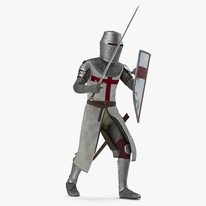 Knight Templar Set Rigged