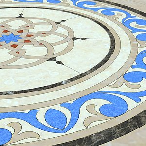 3d marble tile model