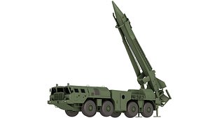 3D Scud Missile Launcher MAZ-543 model