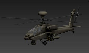 AH-64 Apache LOW POLY