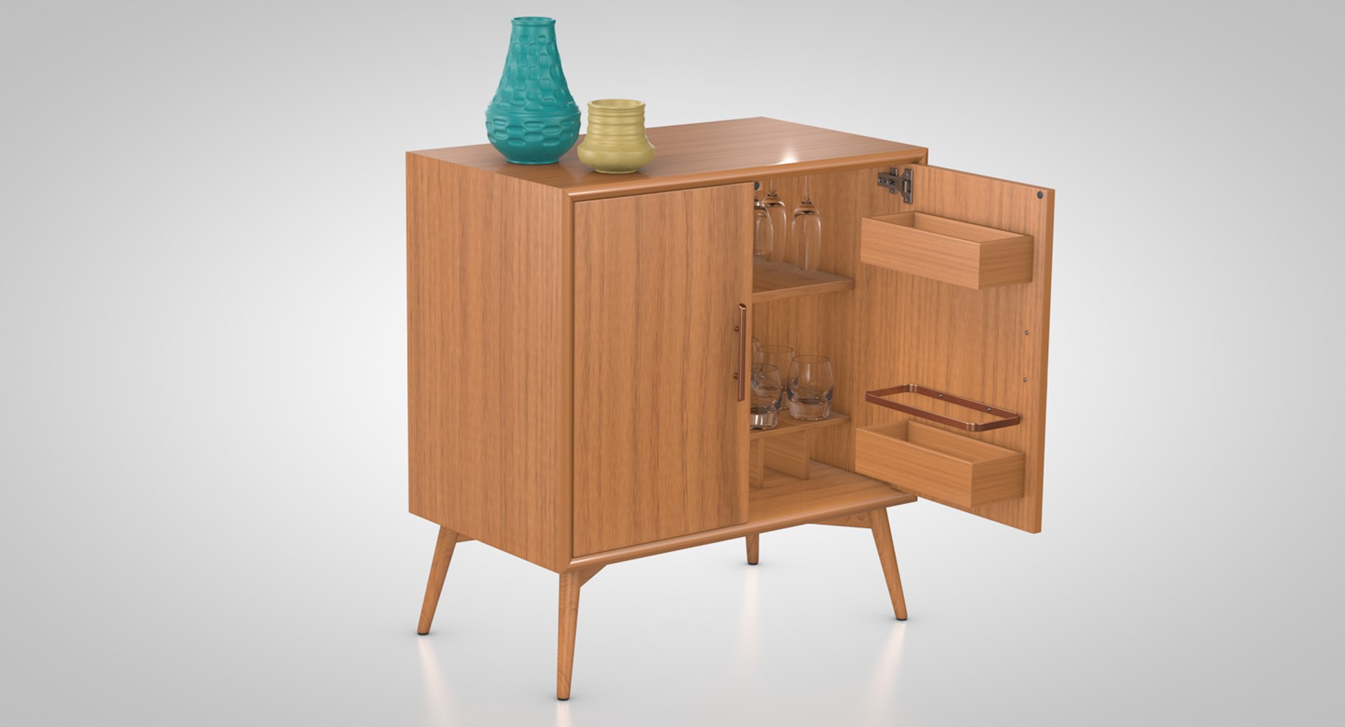 Modern Mini Bar Cabinet