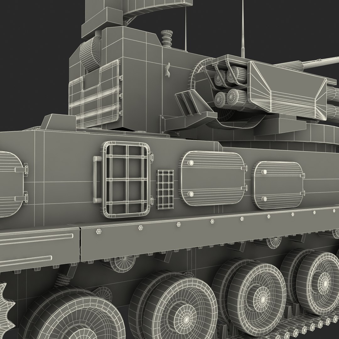 9k22 tunguska sa-19 grison 3d model