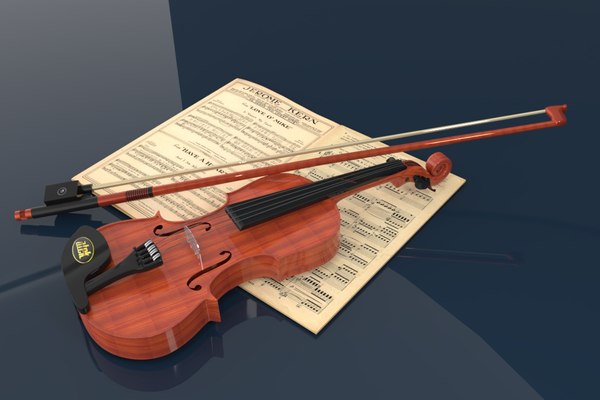 Violin music model - TurboSquid 1261969