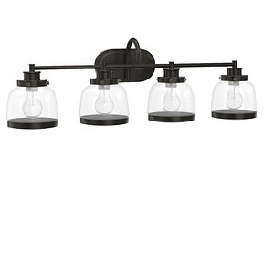 3D Judson Collection Four-Light Antique Bronze model
