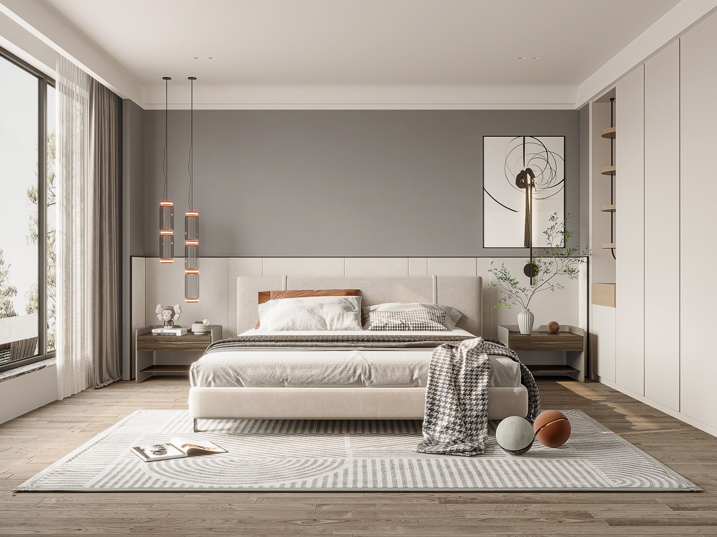 3D Modern villa Home bedroom decoration - TurboSquid 2129350