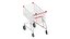 3D Trolley Shopping Cart with Coin Lock System