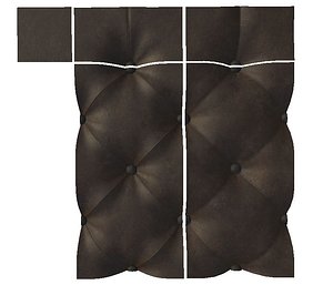 Chesterfield Pattern Low and High Poly Textured