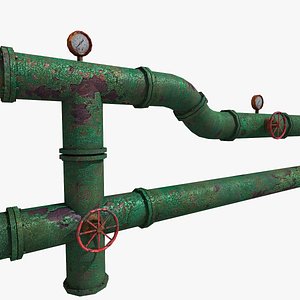props: water pipes systems model
