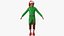 Christmas Elf Male 3D model
